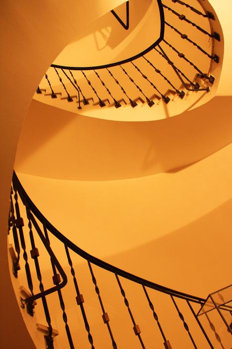 Staircase inside of House in Prague