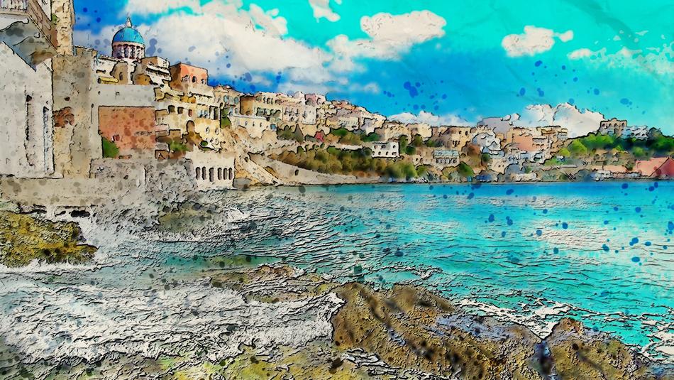 outdoor countryside beach water