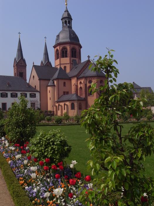 monastery among the trees