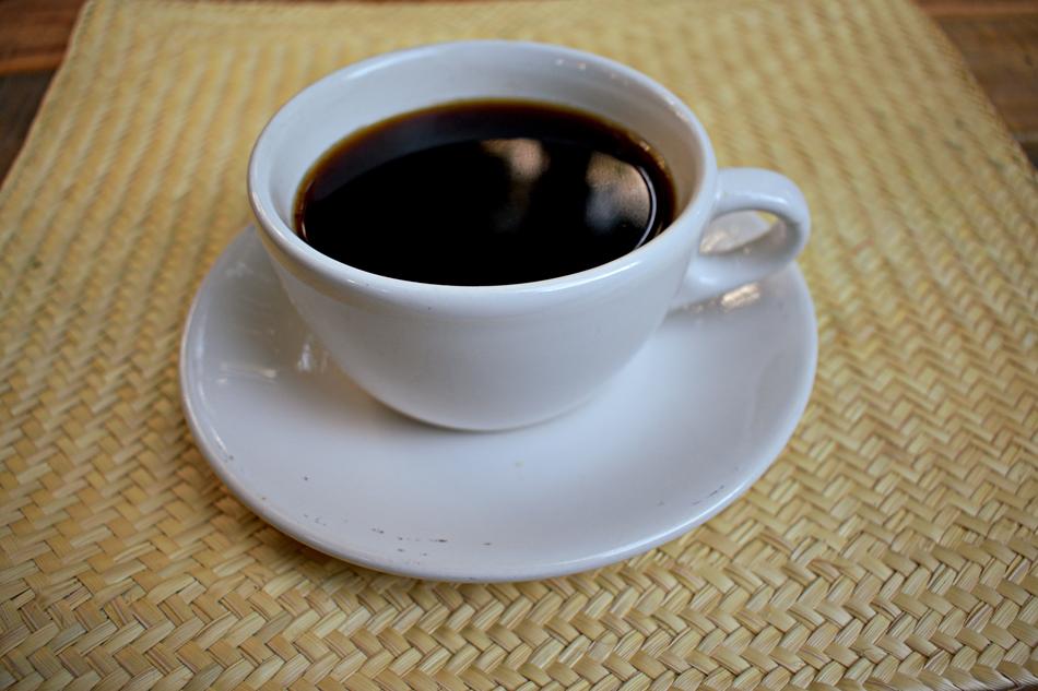 hot bitter coffee is delicious