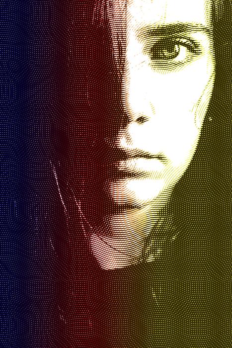 girl face background view