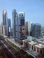 Sheikh Zayed Road Dubai Uae United