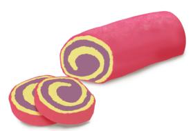 roll cake cake food baking eat