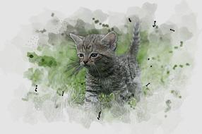 watercolor drawing painting