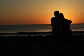 Sunset Sea Beach