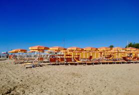 Beach Umbrellas Sea