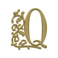 letter litera monogram golden