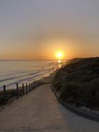 Sunset Pacific Ocean