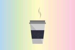 hot cup of coffee icon
