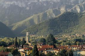 Town Mountains Landscape