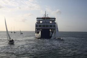 Ferry Sea Sky