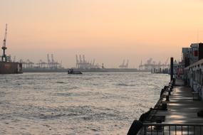 Hamburg Port Elbe Hanseatic city