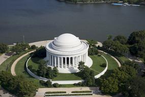 Jefferson Memorial Aerial