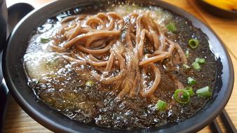 spicy noodle soup in a bowl