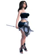 girl 3d render