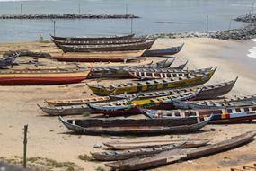 Fishing Boats Ghana Coast