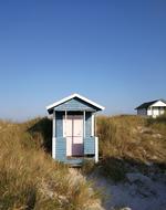 Badehytter Beach view