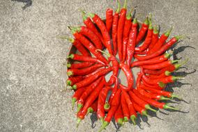 hot peppers juicy