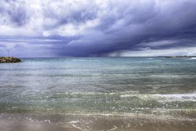 Storm Sea Beach