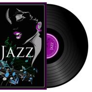 vinyl music record, jazz, cover design