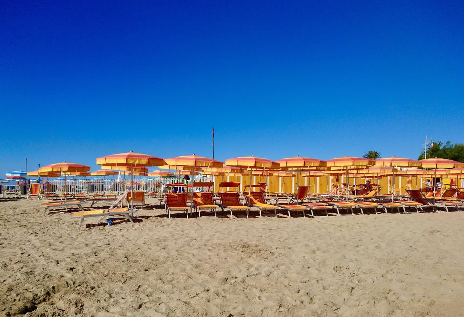 Beach Umbrellas Sea