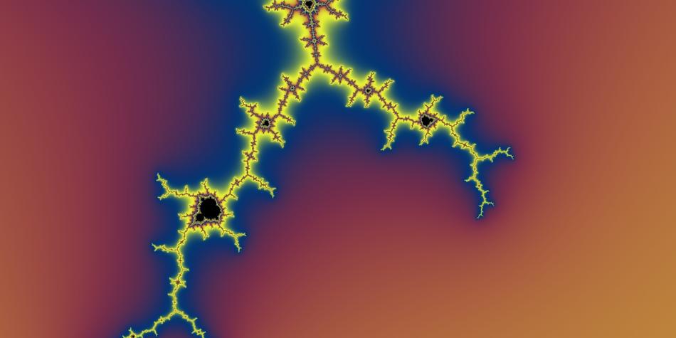 fractal gradient colorful infinity