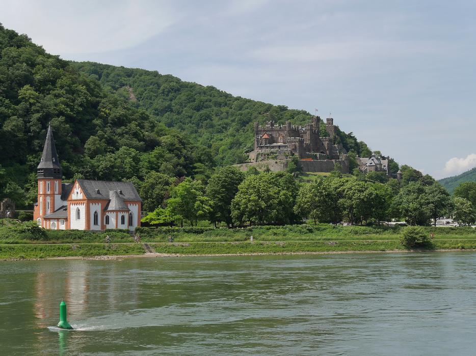 Castle Reichenstein on the rhine