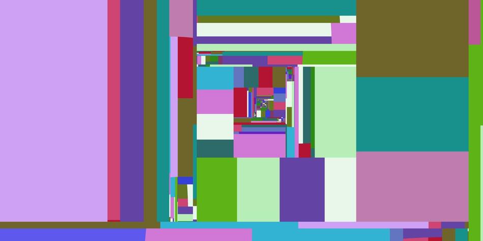 fractal gradient colorful infinity