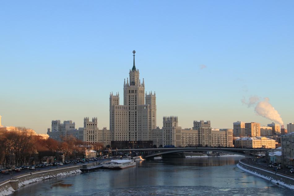 Moscow Sunset River