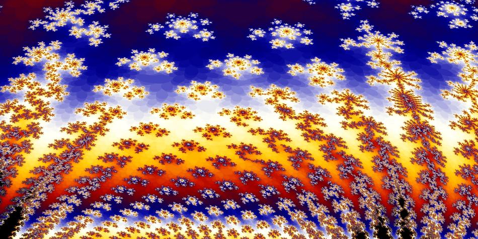 fractal gradient colorful infinity