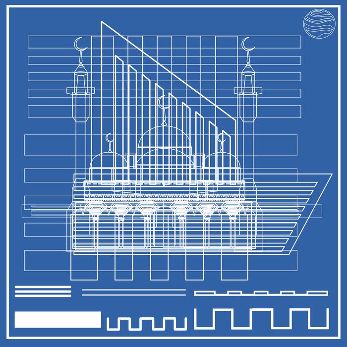 graphic blue print
