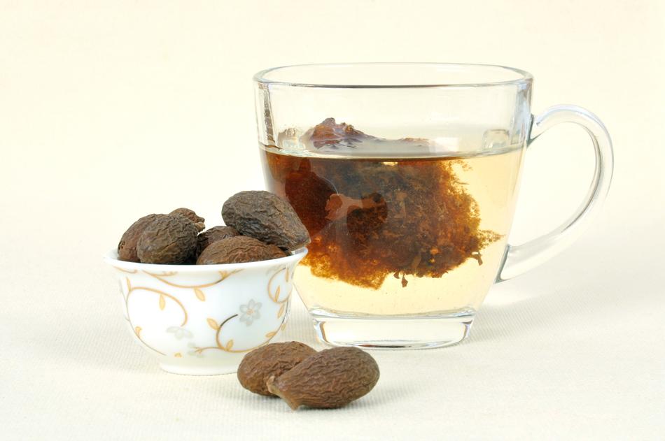Sterculia lychnophora, Scaphium affine fruits served as tea