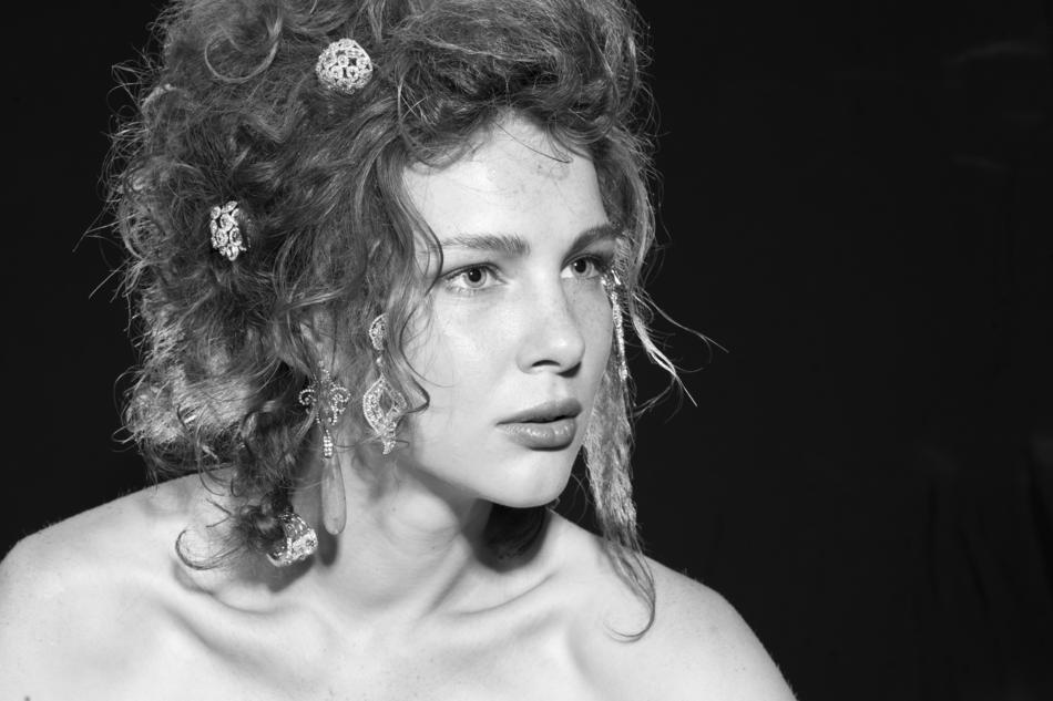 The Young Model Beautiful Portrait