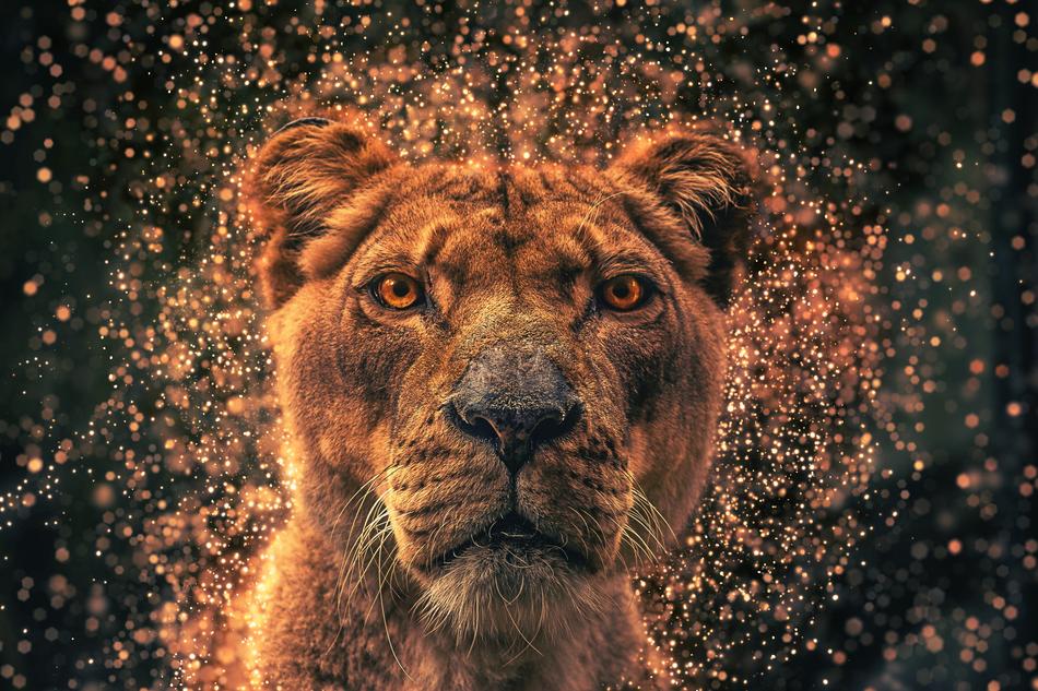 Lion Lioness Africa