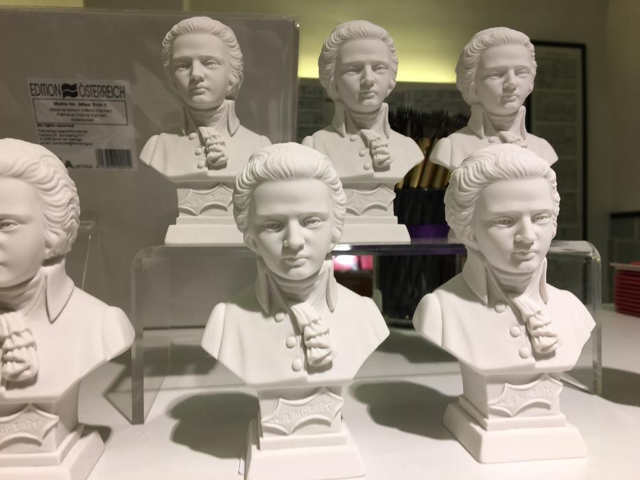 Mozart bust in Art Museum