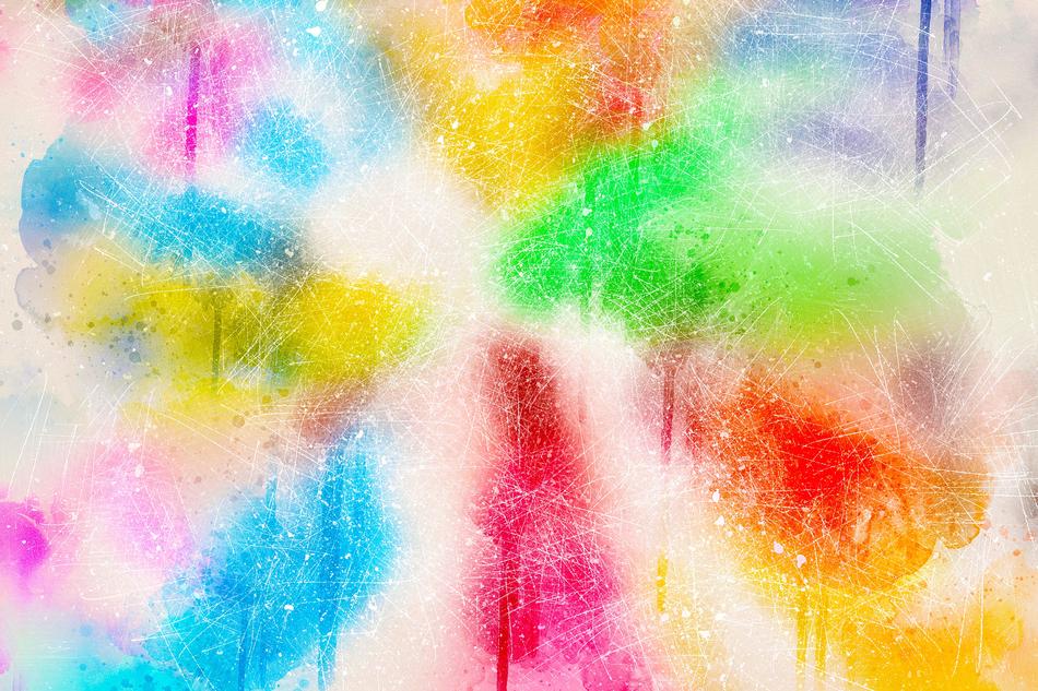 background drips watercolor vintage
