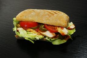 vegetable tasty sandwich