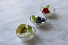 delicious yogurt with fruit