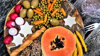 delicious vegetables in a basket