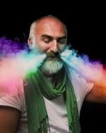 Man Beard Color
