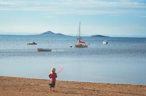 Small girl on Sea Beach
