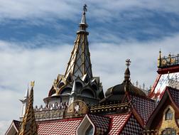 magnificent roofs of houses