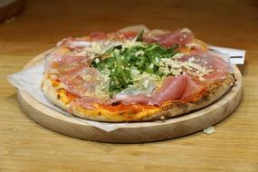 meaty delicious pizza