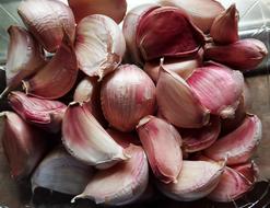 cloves of garlic fragrant