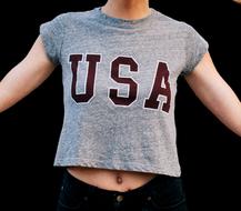 Girl Usa T Shirt