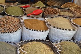 fragrant spices in a bag