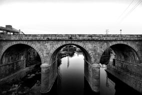 Avila Bridge River in city