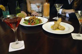gathering of friends for dinner