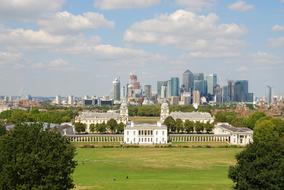 London Skyline Greenwich cityscape