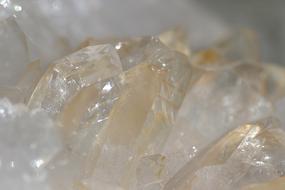 white shining Crystal, macro